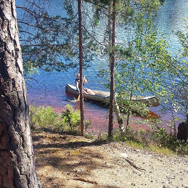 A wonderful day with family and friends. #sweden #nature #photooftheday #szwecja #västergötland #sandhem #outdoors #enjoylife #splendid_woodlands #naturephotography #kyrkekvarn #explore #canoe #travelgram #podróże #travel #instatravel #resa