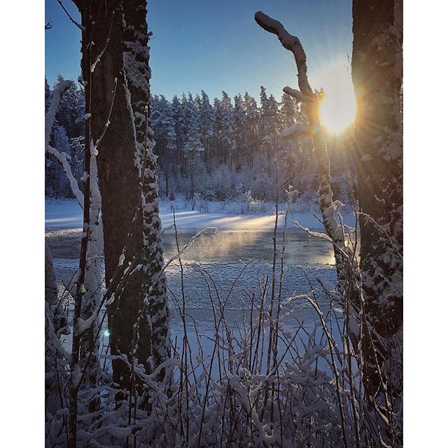 Smoking ice this morning, about 15-17 degrees cold ️️️

#dod_faroffview #water #ig_week #ig_sweden #igworldquest #snow #ig_masterpiece #ig_week_nature #bestofscandinavia #jj_nature #snow  #nature_perfection #clouds #iphone6 #iphonephotography #rsa_nature #rising_perfection #tidan #sweden #seesweden #scandinavianphoto #skyporn #winterwonderland #seasonalpic #petal_perfection #wu_europe #january #kyrkekvarn