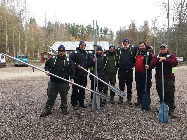 Some happy german guys who went off for a day of fishing this morning, despite the temperature werr slightly over 0 degrees ️️