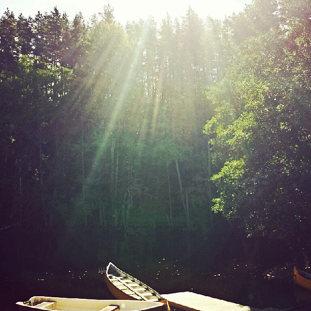 #Sweden #kyrkekvarn #see #lake #Summertime #sunshine #kanu #urlaub :))
